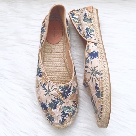 Rag & Bone Georgie Cotton Espadrilles Botanical 41 - Picture 2 of 8